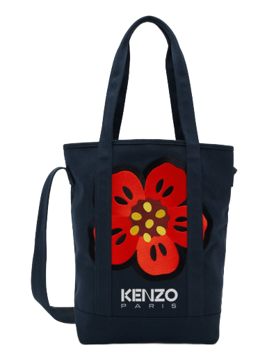 Голяма пазарска чанта KENZO Paris Boke Flower Tote Bag Черно | FD65SA901F34