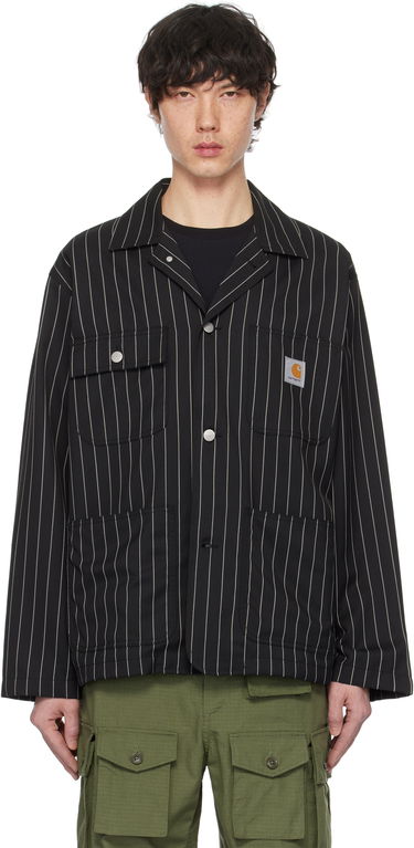 Яке Carhartt WIP Work In Progress Seaton Pinstriped Blazer Черно | I034437, 0