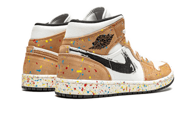 Кецове и обувки Jordan Air Jordan 1 Mid SE "Brushstroke" GS Многоцветен | DA8006-100, 1