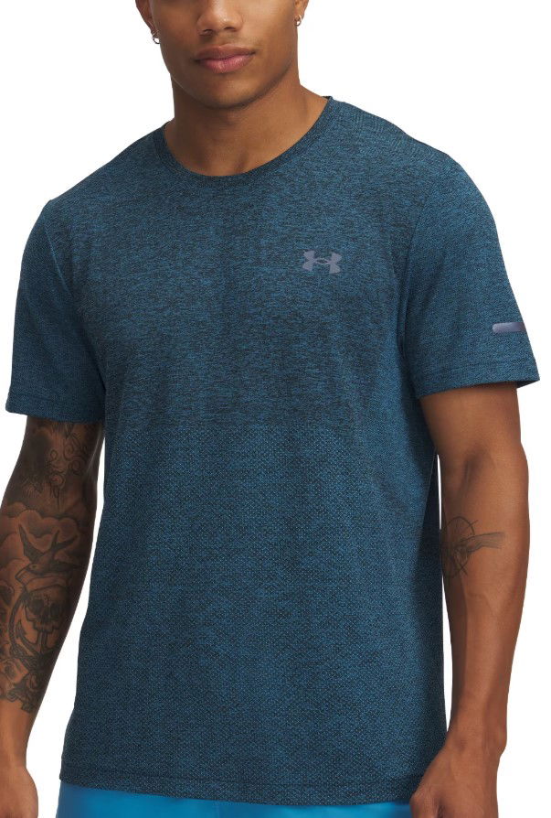 Тениска Under Armour Under Armour Seamless Stride Short Sleeve T-Shirt Синьо | 1375692-452, 0