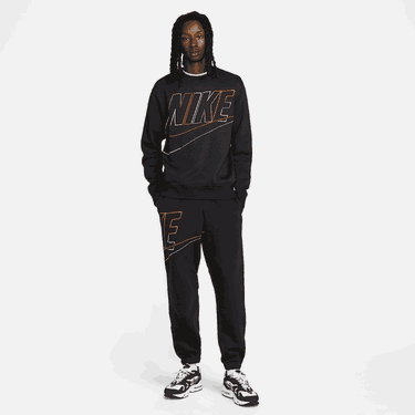 Суитчър Nike Club Fleece+ Crewneck Sweatshirt Черно | DX0529-010, 4