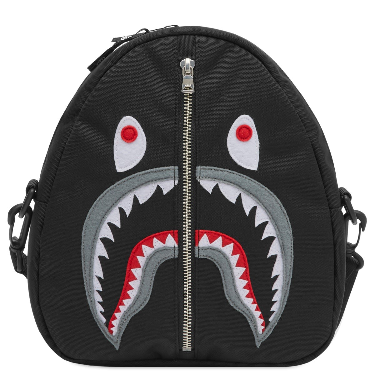 Чанта през рамо BAPE A Bathing Ape Shark Shoulder Bag Черно | 001SGK301005M-BLK, 0