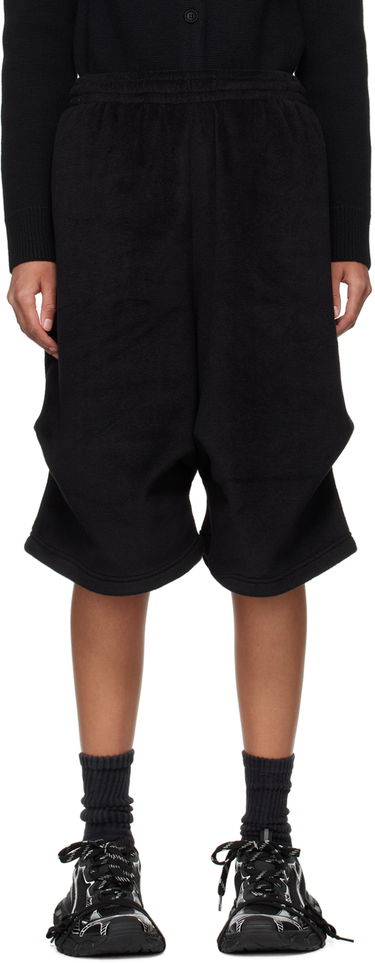Къси панталони We11done Tuck Shorts Черно | WD-TA2-24-718-U-BK, 0