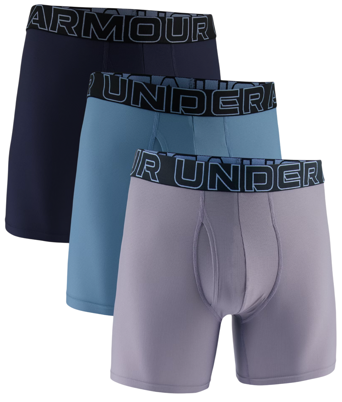 Боксерки Under Armour Under Armour SOLID 6in 3-Pack Boxer Shorts Многоцветен | 1383884-024, 0