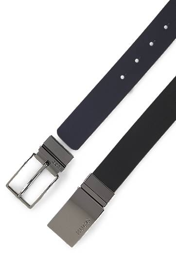 Колани BOSS Gift-boxed Reversible Belt in Italian Leather Черно | 50553976, 1