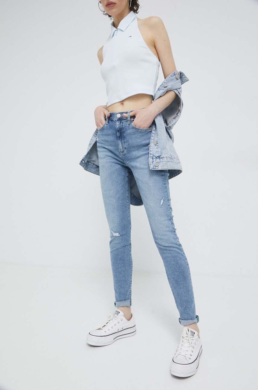 Дънки Tommy Hilfiger Jeans Sylvia Jeans Синьо | DW0DW15525.PPYX, 0