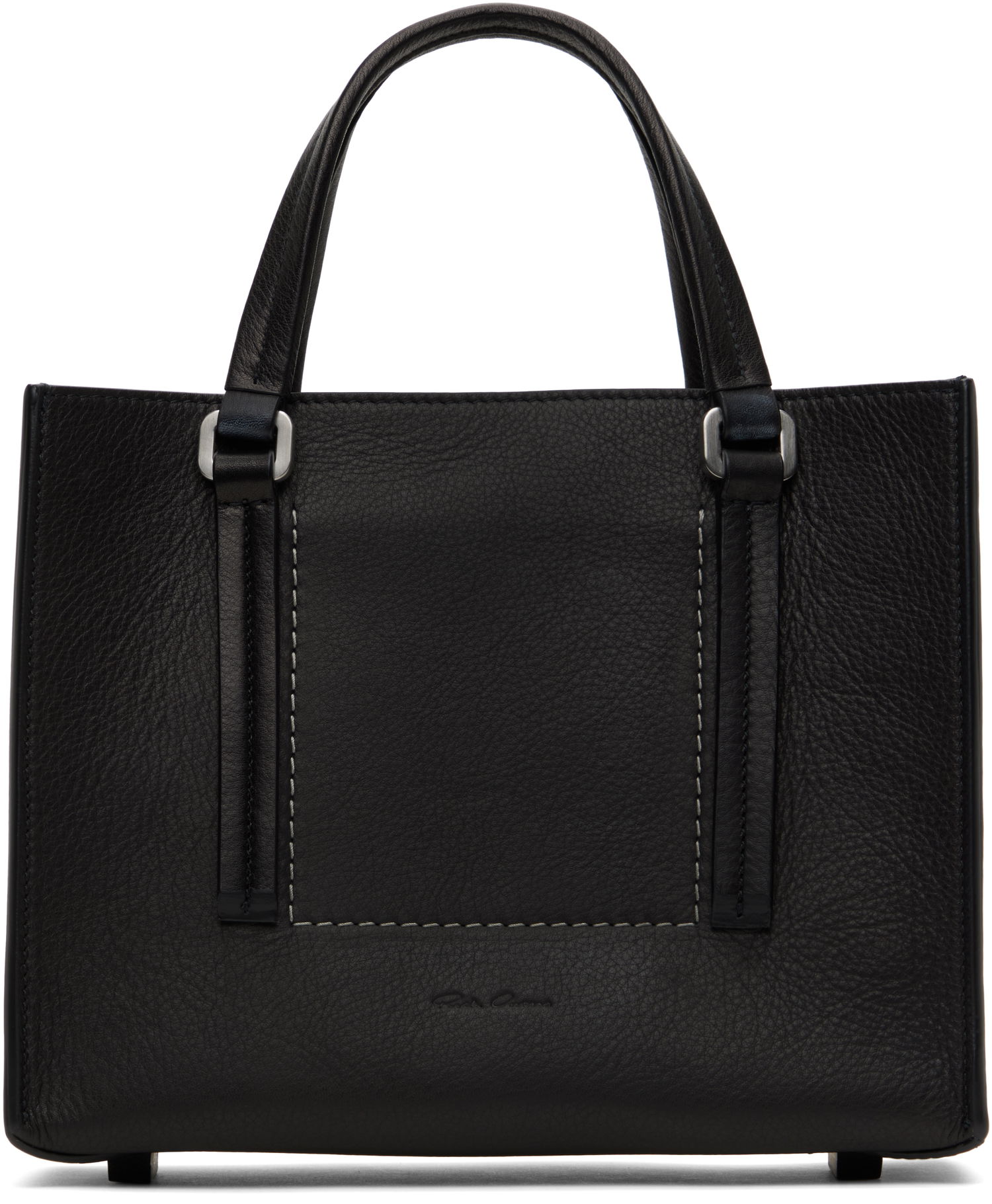 Чанта през рамо Rick Owens Rick Owens Mini Edith Shopper Tote Черно | RA01E0652 LCN, 0