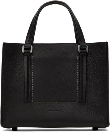 Чанта през рамо Rick Owens Rick Owens Mini Edith Shopper Tote Черно | RA01E0652 LCN, 0