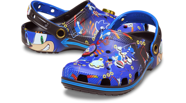 Кецове и обувки Crocs Sonic The Hedgehog Classic Clogs Синьо | 211208-90H, 1