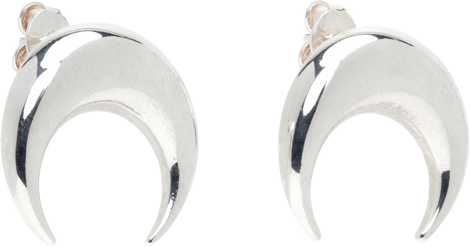 Обеци Marine Serre Marine Serre Moon Stud Earrings Металик | UJW074ARMET0001, 1