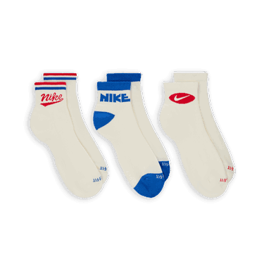 Чорапи Nike Everyday Plus Quarter Socks (3 Pairs) Бяло | HJ9340-901, 4