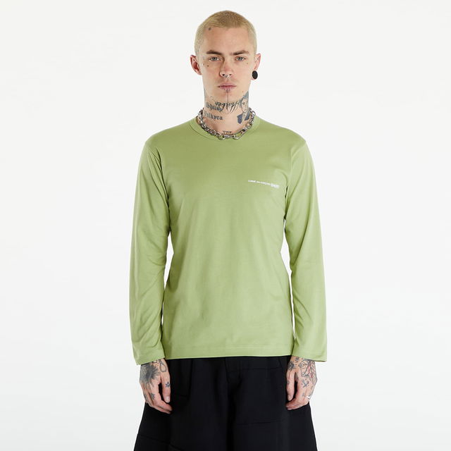 SHIRT Long Sleeve Tee Knit Khaki