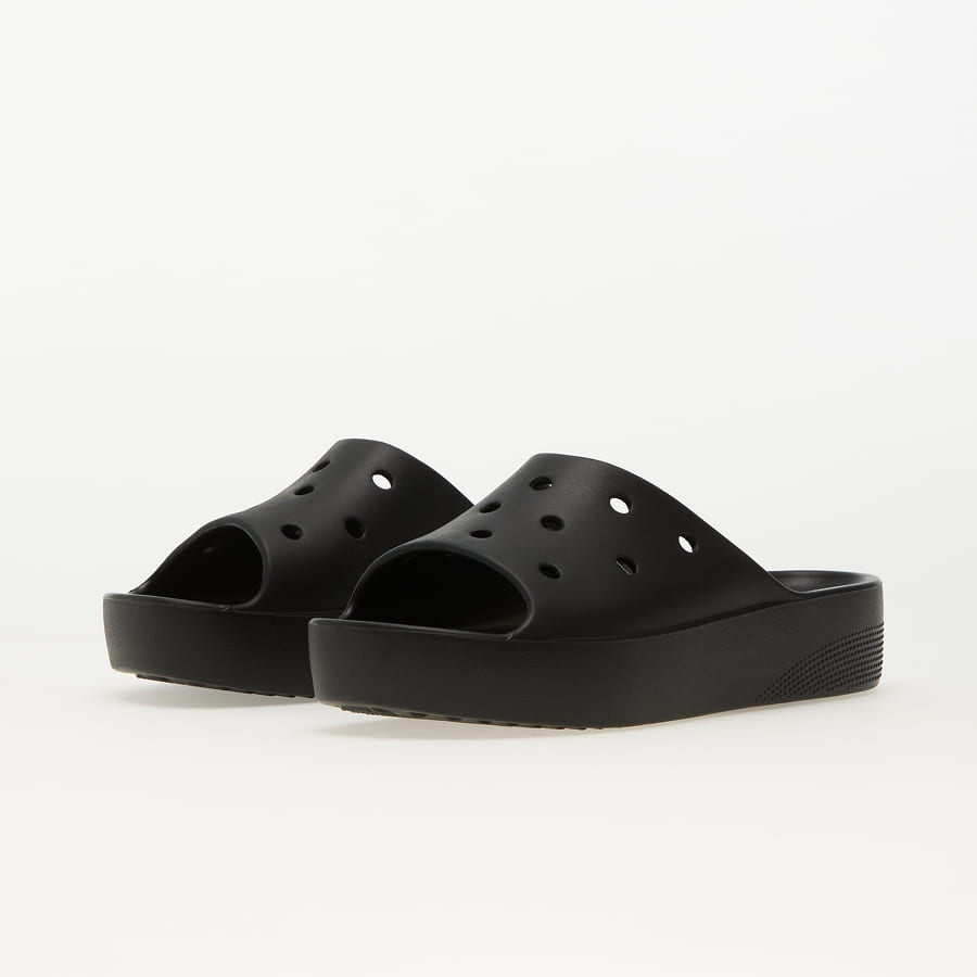 Кецове и обувки Crocs Classic Platform Slide Черно | 208180-001, 0