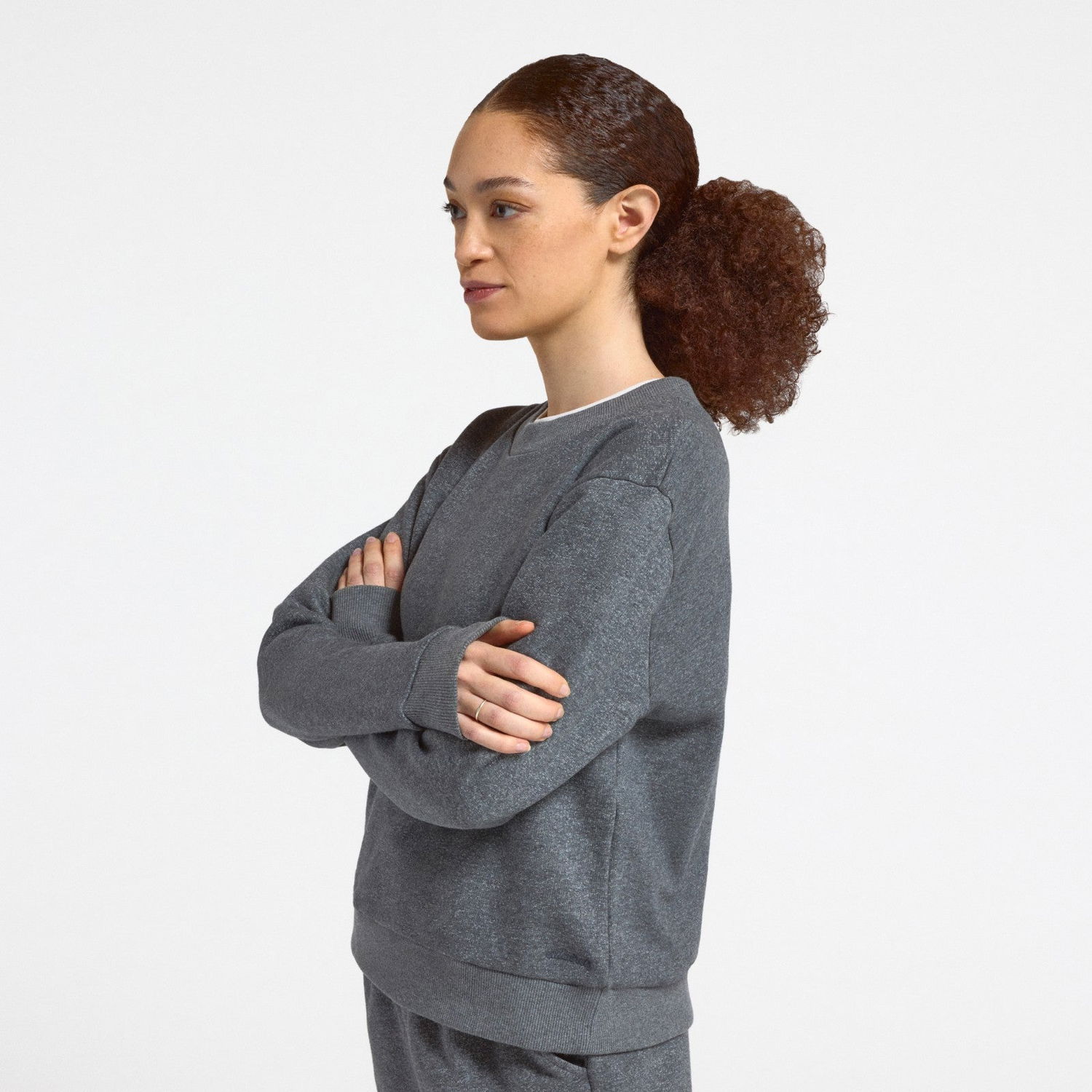 Суитчър Allbirds Merino Blend Sweatshirt Сиво | A11221W, 0