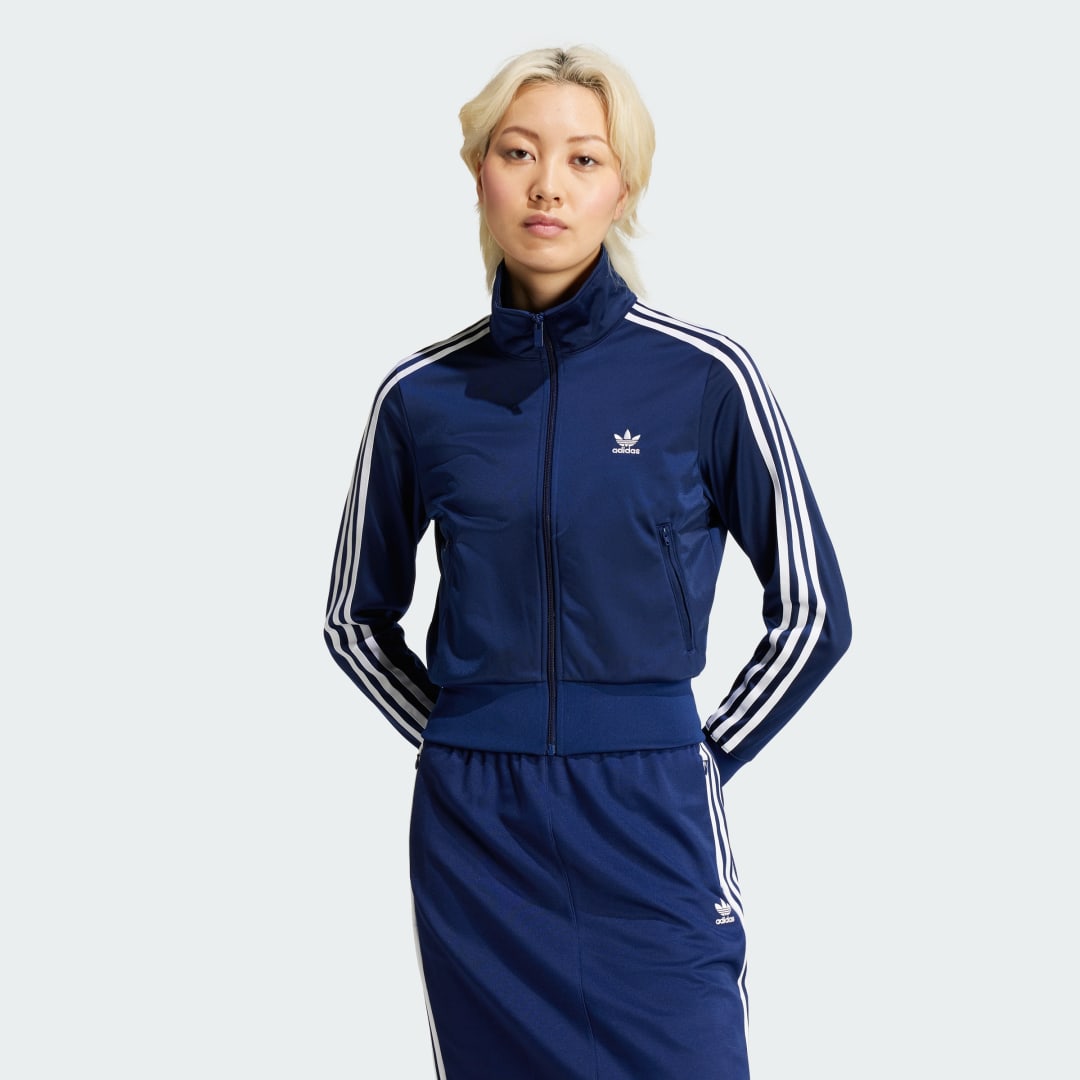 Яке бомбър adidas Performance Classics Firebird Track Jacket Тъмно синьо | IY2191, 0