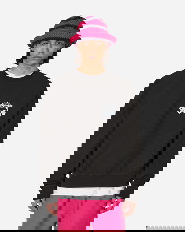Суитчър Stüssy Dice Pigment Dyed Crewneck Sweatshirt Черно | 1914883 BLAC, 0