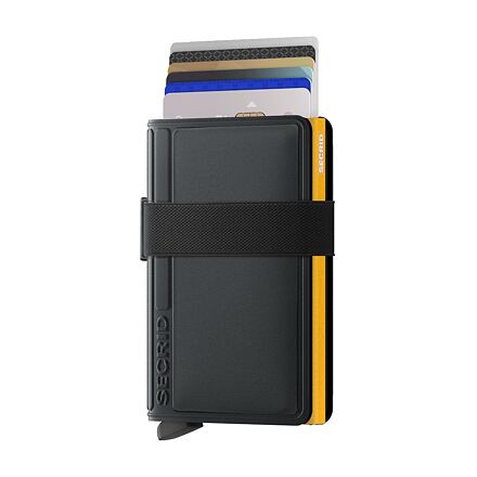 Портфейл Secrid Tpu Black-Ochre Черно | BTP-Black-Ochre