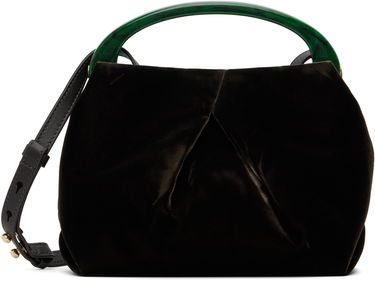 Дамска чанта Dries Van Noten Dries Van Noten Velvet Top Handle Bag Кафяво | 252-011524-653, 0