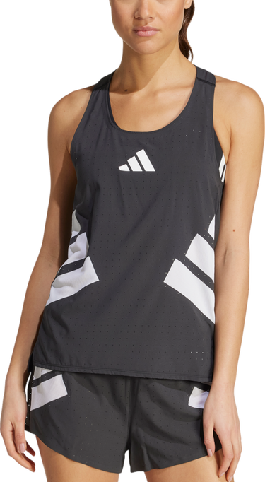 Потник adidas Originals Adizero Road to Records Tank Top Черно | jm7807, 0