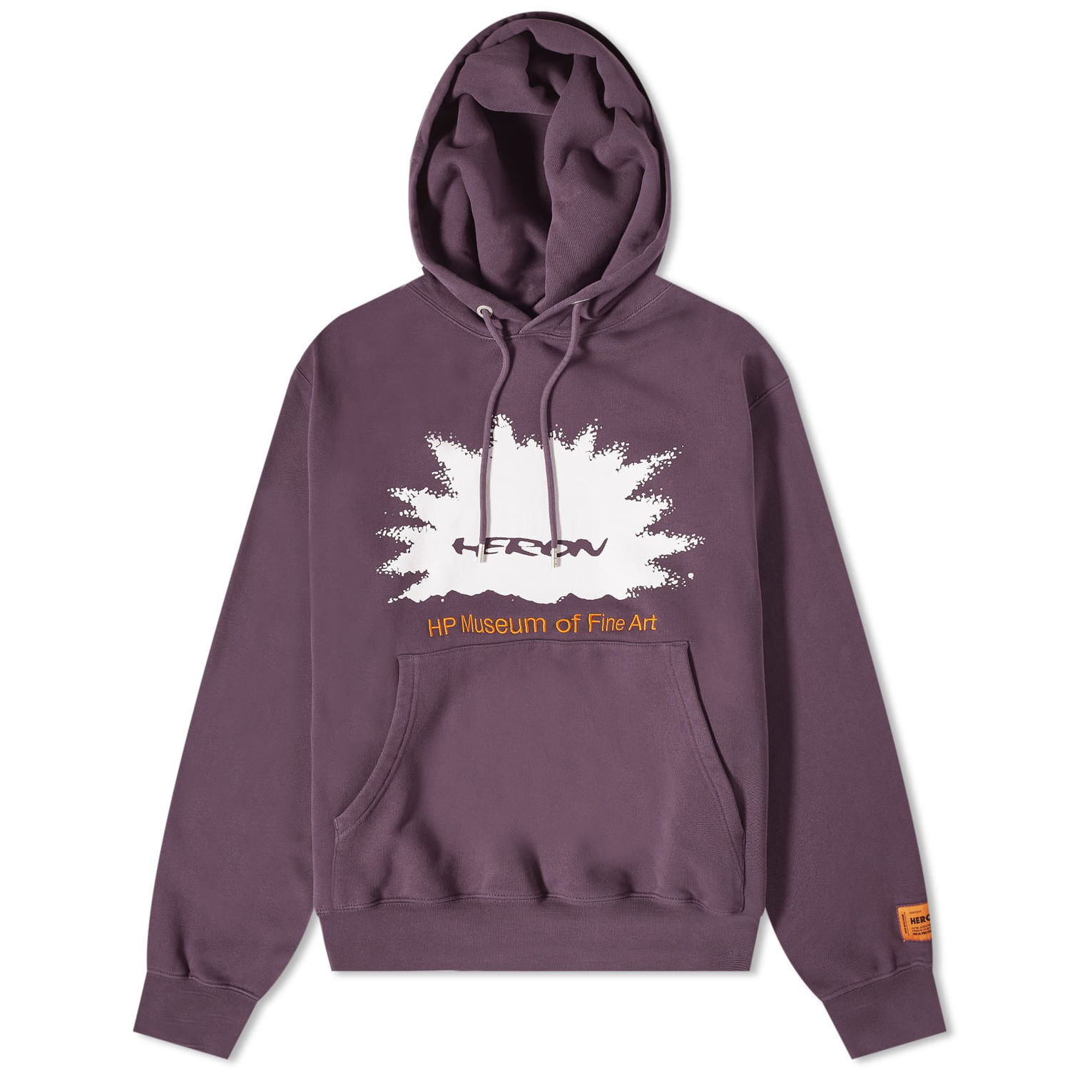 Суитчър HERON PRESTON Museum Hoodie Лилаво | HMBB024F23JER0053720, 0