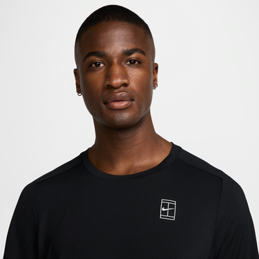 Тениска Nike NikeCourt Advantage Dri-FIT Tennis T-Shirt Черно | FZ6910-010, 4