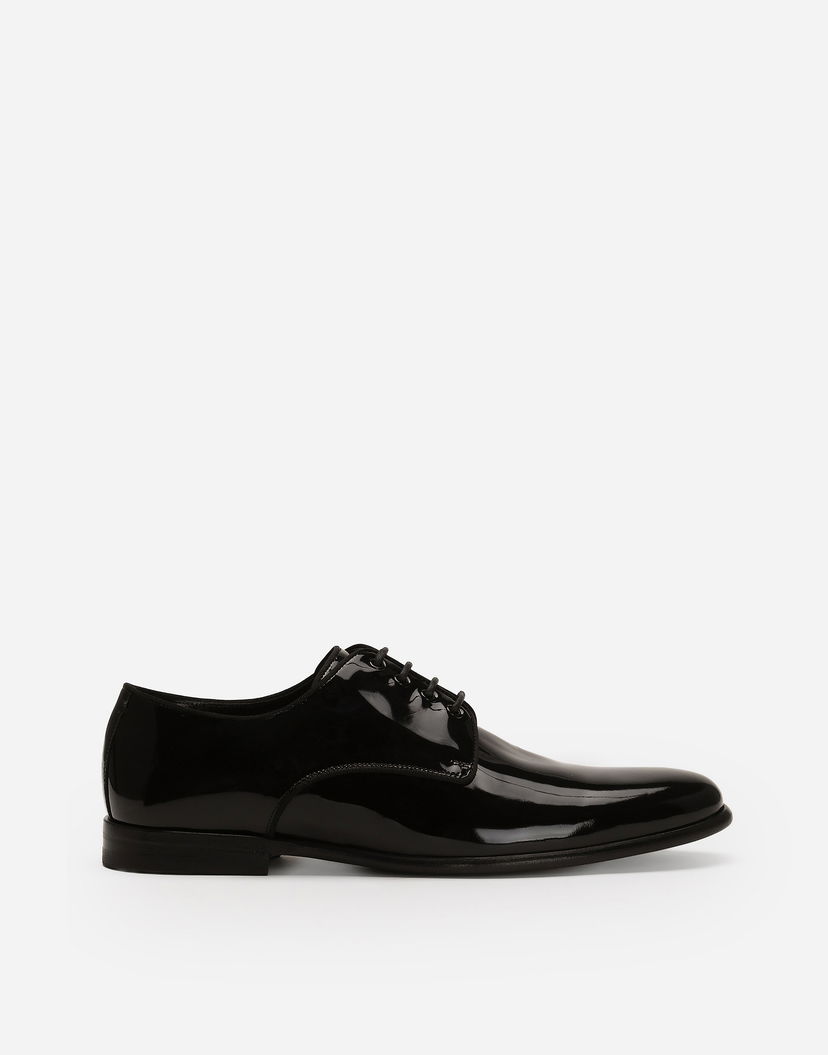 Кецове и обувки Dolce & Gabbana Derby Shoes Patent Leather Черно | CN0105A147180999