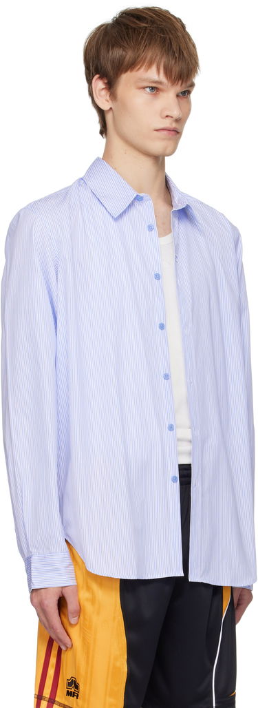 Риза Martine Rose Martine Rose Classic Striped Shirt Синьо | 401WS18531, 1