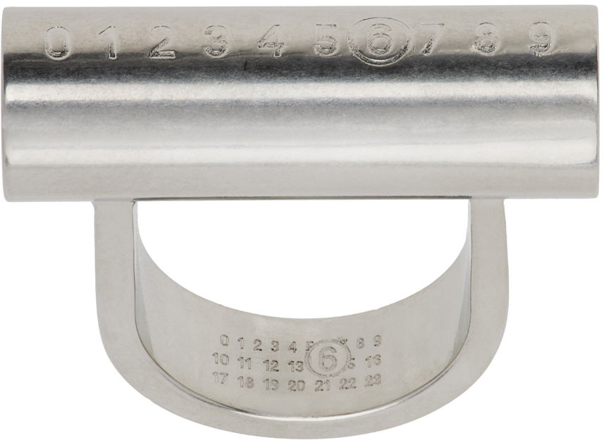 Пръстен Maison Margiela Bolt Ring Металик | SM7UQ0069 P7065, 0