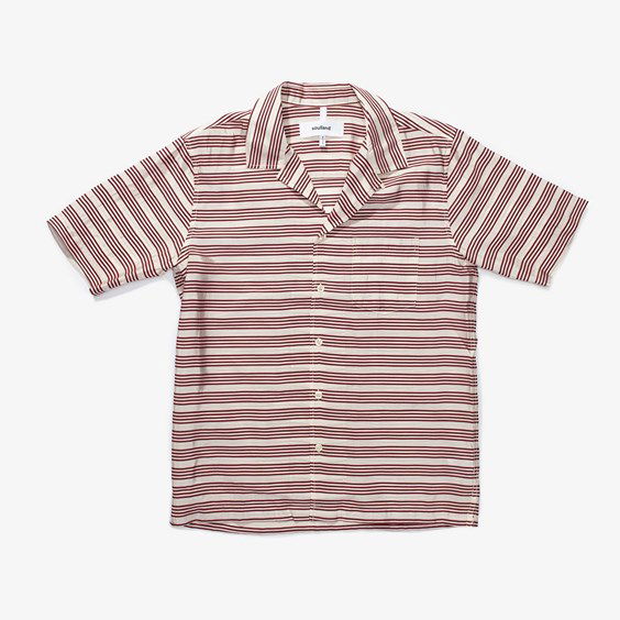 Soulland Orson Striped Short Sleeve Shirt