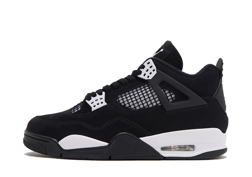 Кецове и обувки Jordan Jordan 4 Retro White Thunder 36.5 Черно | FQ818001
