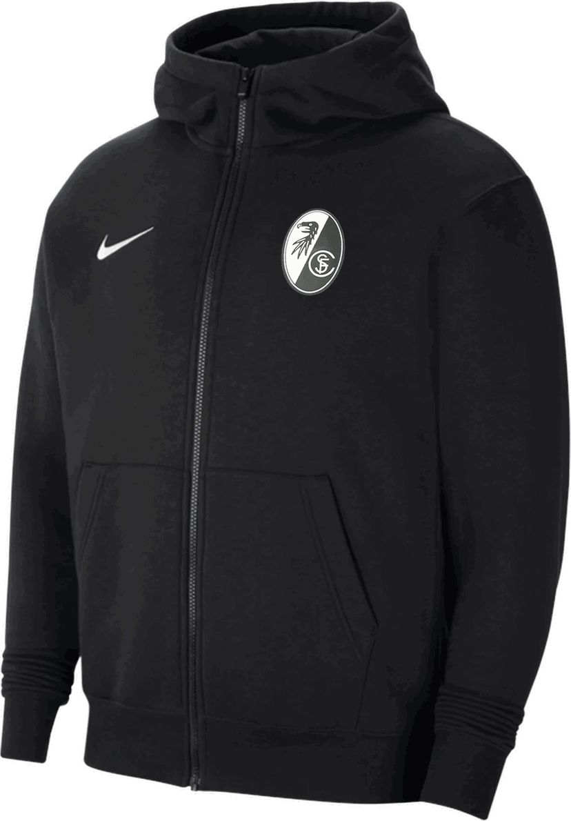 Суитчър Nike SC Freiburg Fleece Hooded Jacket Черно | 5scfcw6891-nocode