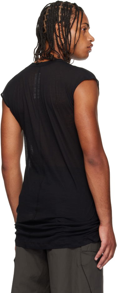 Тениска Rick Owens Rick Owens Concordians Dylan Deep V-Neck T-Shirt Черно | RU02E1157 UC, 2