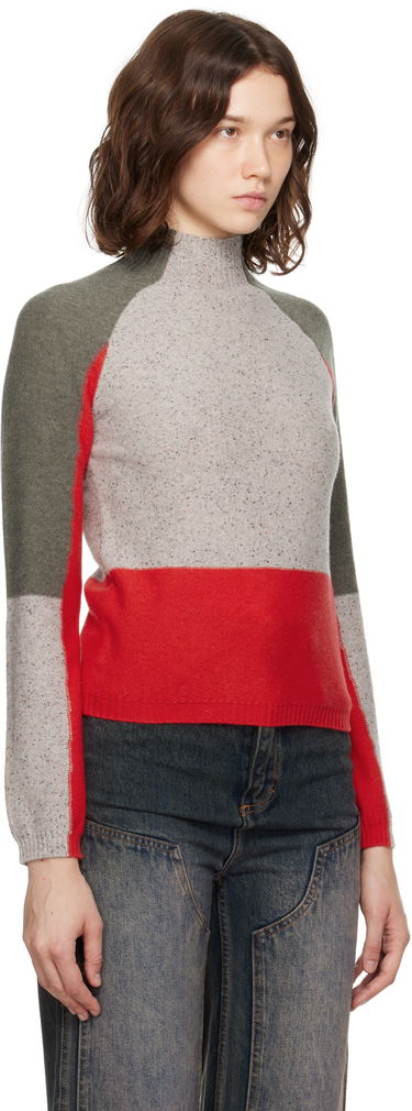 Пуловер Eckhaus Latta Eckhaus Latta Racer Color-Block Turtleneck Многоцветен | 8259-EL-PF25-W -, 1