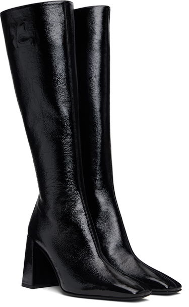 Кецове и обувки Courrèges Courrèges Heritage Shadow Tall Boots Черно | 325SBT061CR0043, 3