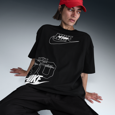 Тениска Nike Sportswear Loose Fit T-Shirt Черно | HJ2993-010, 2