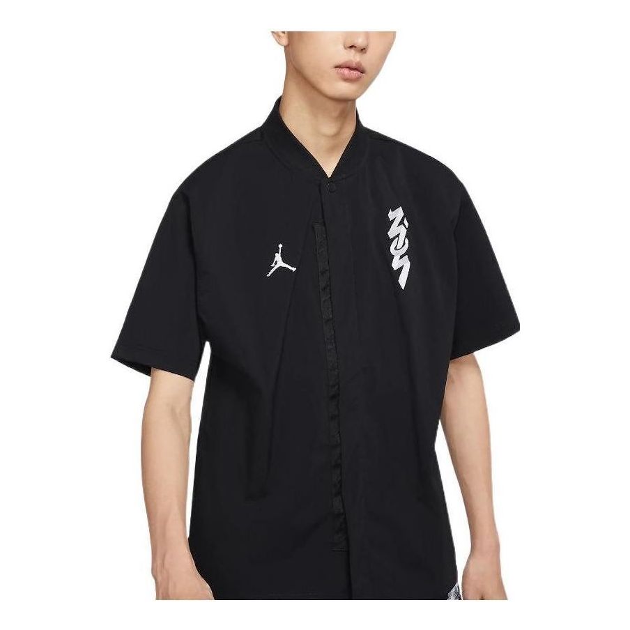 Риза Jordan Jordan FW22 Logo Woven Shirt Черно | DR2173-010, 0