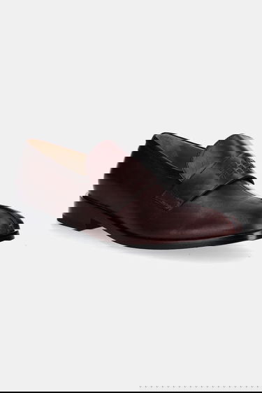 Кецове и обувки Maison Margiela MM6 Maison Margiela Leather Loafers Бургунди | S59WR0096.P5000.T2353, 4