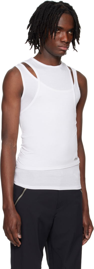 Потник HELIOT EMIL Heliot Emil Eudaimonia Layered Tank Top Бяло | PRESS25_M_09_130_WHT02, 1