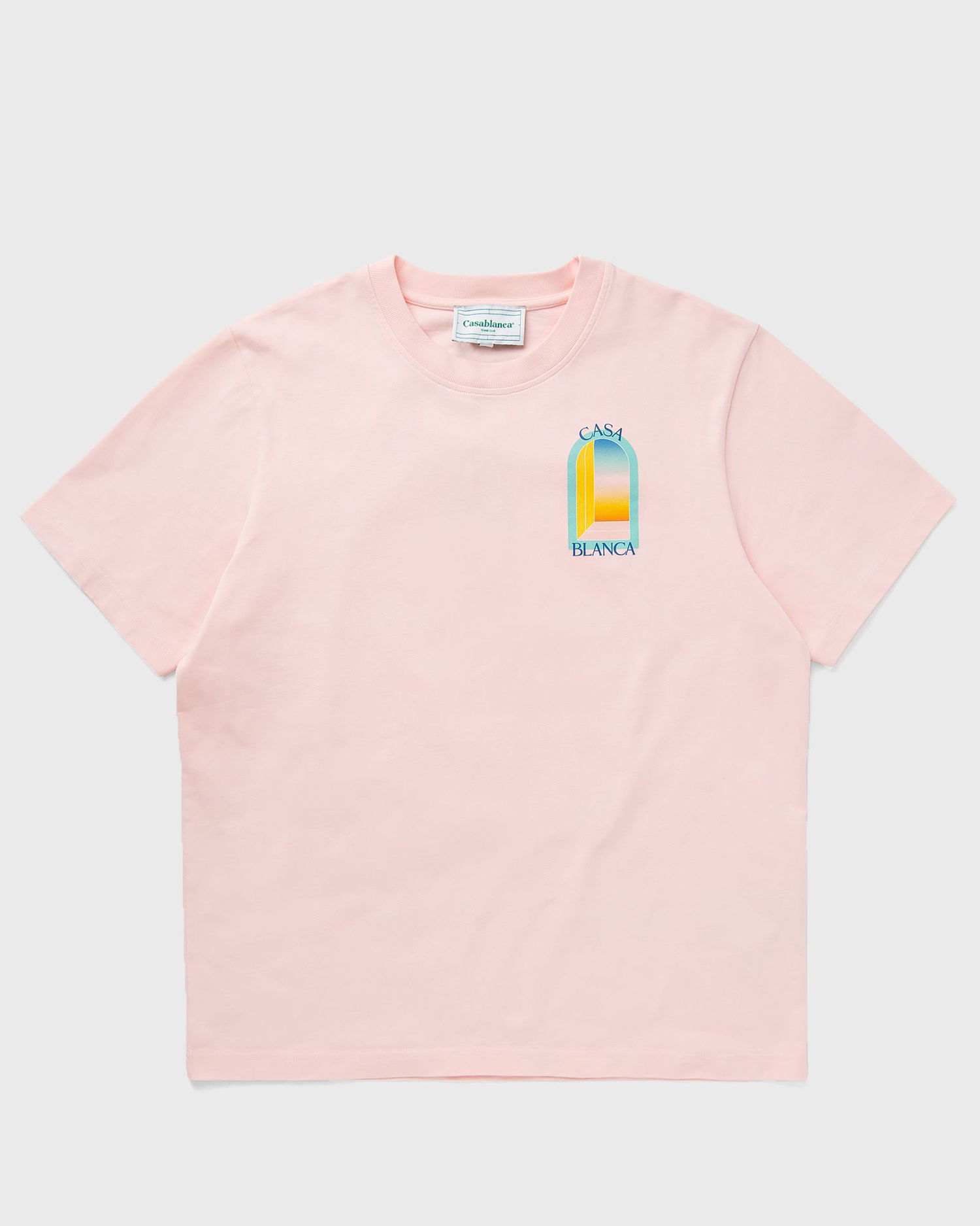 Тениска Casablanca L'ARC COLORE PRINTED T-SHIRT Розово | MPF24-JTS-001-08, 0