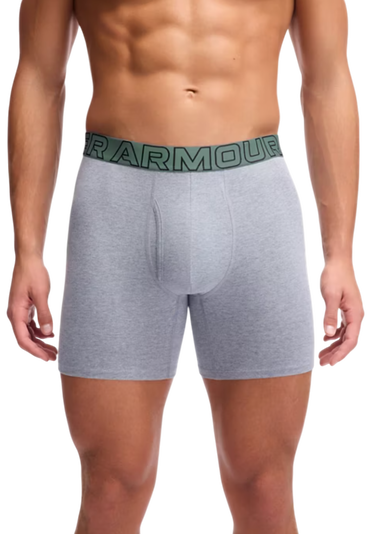 Боксерки Under Armour Under Armour Solid 6" Boxer Shorts, 3-Pack Сиво | 1383889-035, 3