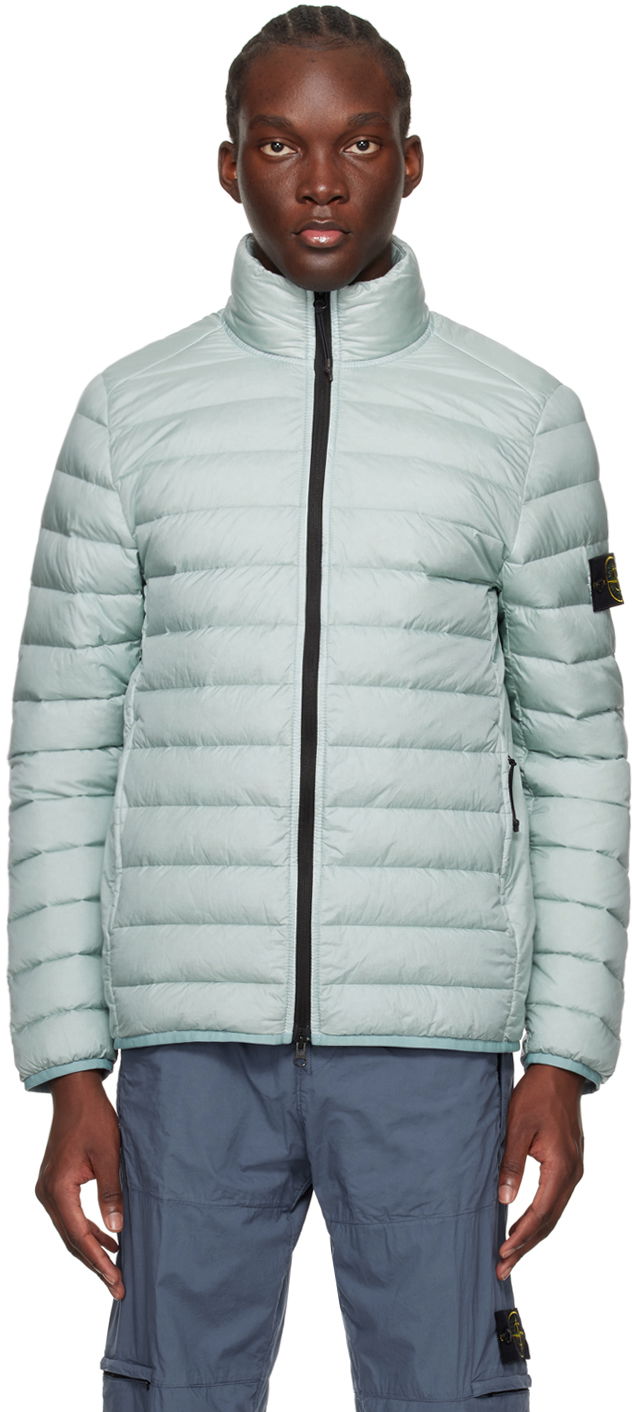 Пухо яке Stone Island Patch Down Jacket Тюркоазено | 801542424, 0