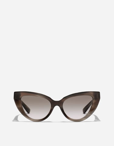 Слънчеви очила Dolce & Gabbana Dolce & Gabbana DG Hinge Cat-Eye Sunglasses Сиво | VG4497VP93B9V000, 0