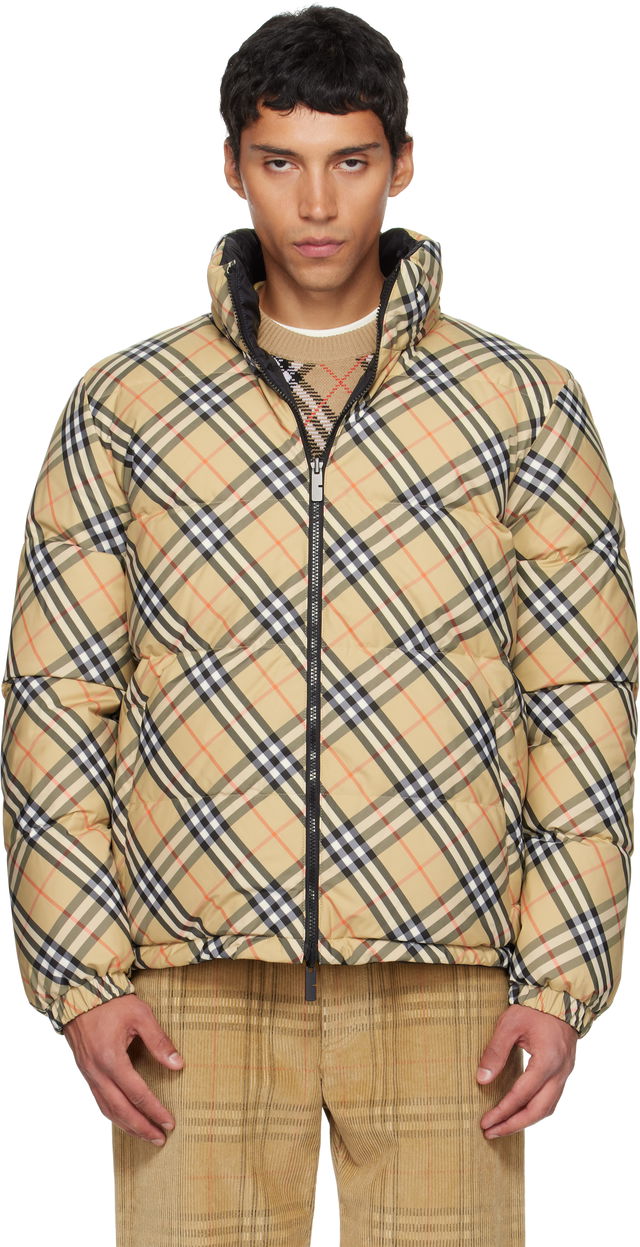 Burberry Check Puffer Jacket