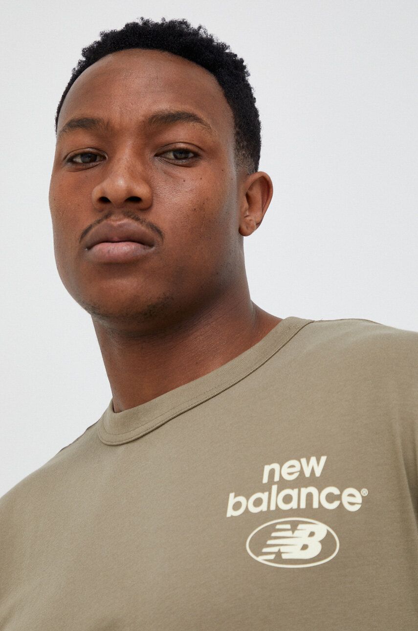 Тениска New Balance T-shirt Бежово | MT31518CGN, 0