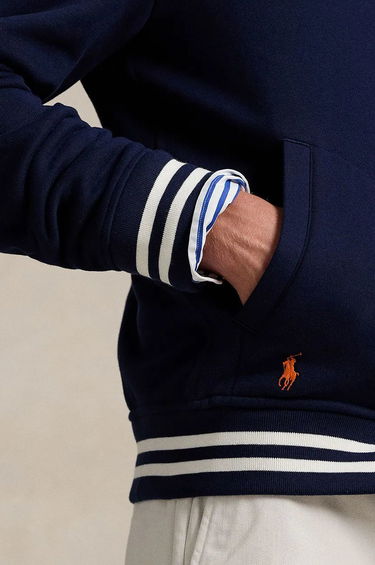 Яке бомбър Polo by Ralph Lauren Fleece Baseball Jacket Синьо | 710959022001, 4