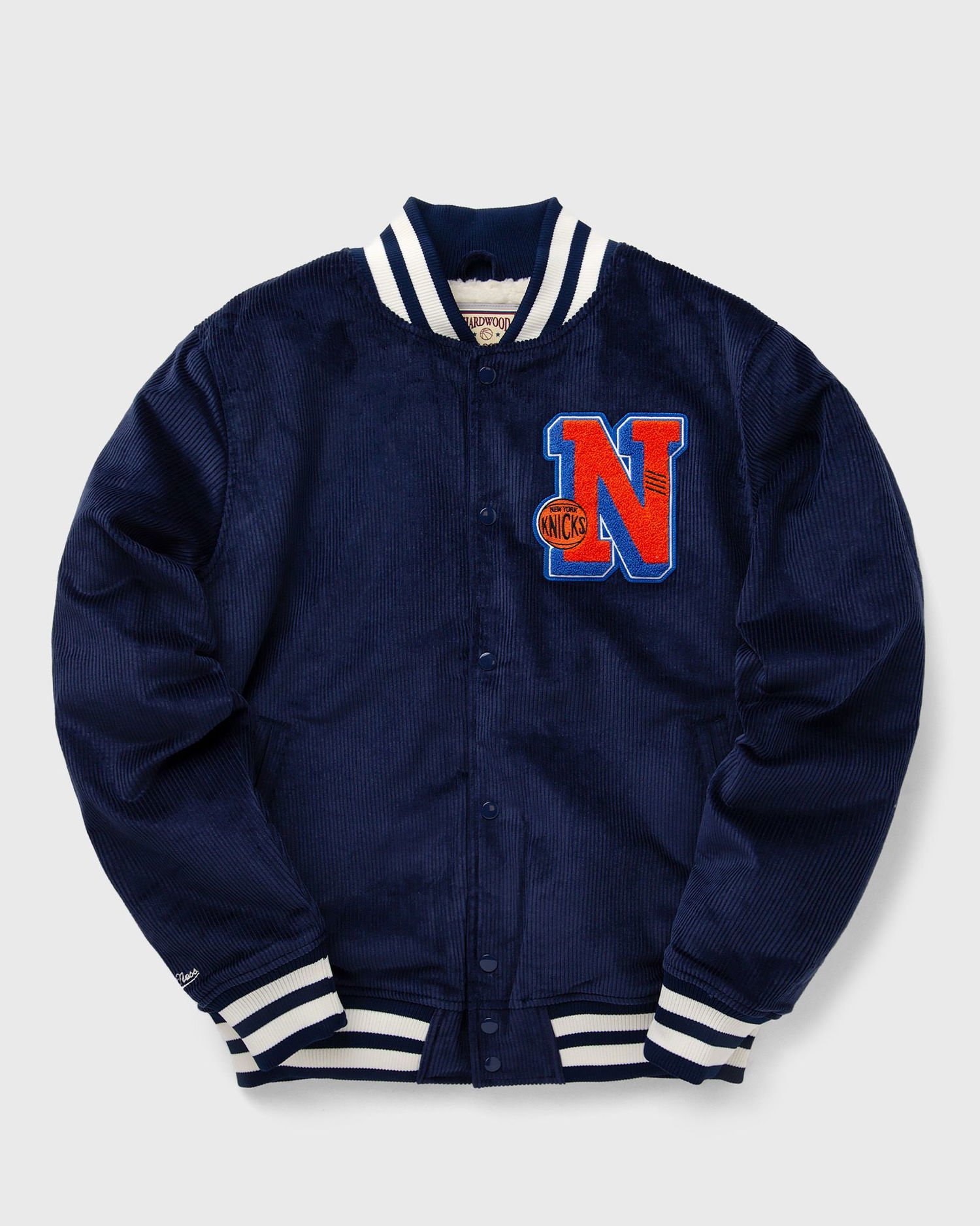 Яке бомбър Mitchell & Ness NBA COLLEGIATE VARSITY JACKET NEW YORK KNICKS Тъмно синьо | OJBF6109-NYKYYPPPNAVY, 0