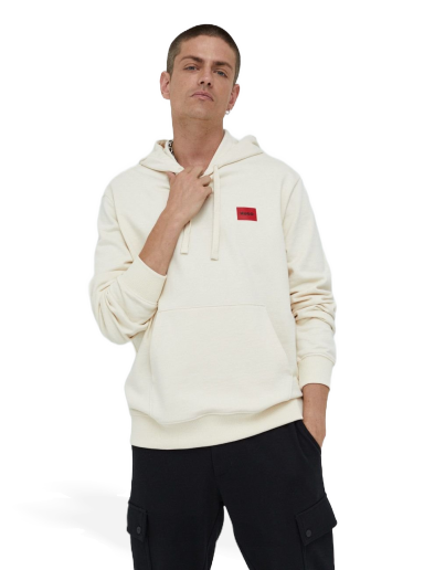 Суитчър BOSS Cotton Hoodie Бежово | 50477318