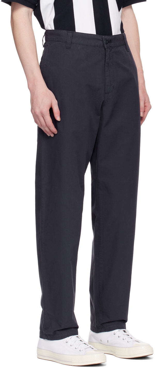 Панталони Carhartt WIP Calder Workwear Trousers Тъмно синьо | I033128, 1