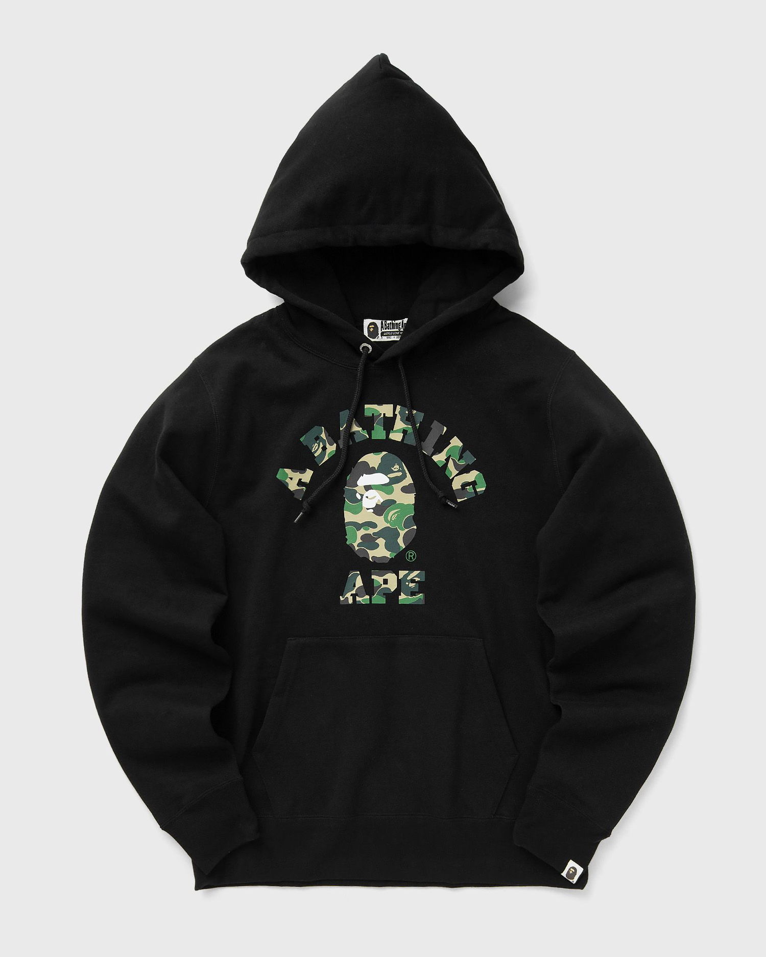 Суитчър BAPE ABC CAMO COLLEGE PULLOVER HOODIE Черно | 001PPK801006MBLK, 0