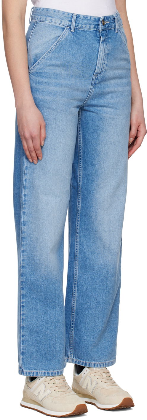 Дънки Carhartt WIP Carhartt Work In Progress Simple Jeans Синьо | I031924, 1